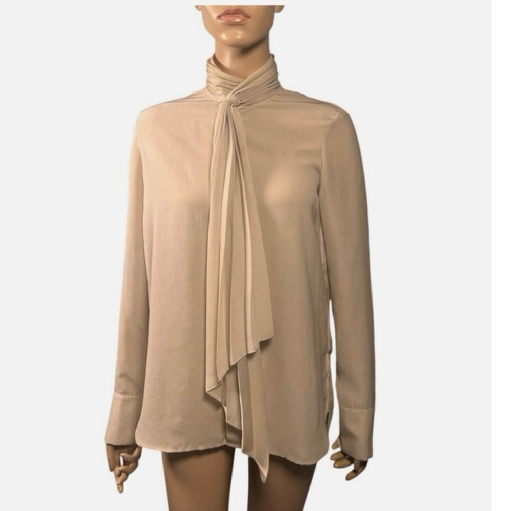 Theory Button Down Long Sleeve Size P Women’s Cre… - image 1